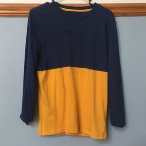 Cat and Jack yellow and blue shirt